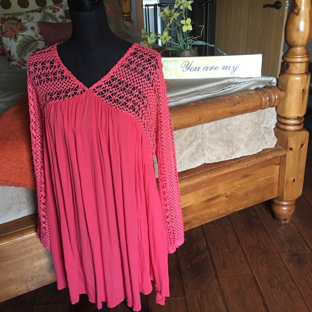 NWT Velzera 2X baby doll style tunic/cover-up